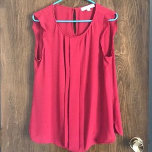 LOFT shirt sleeve blouse